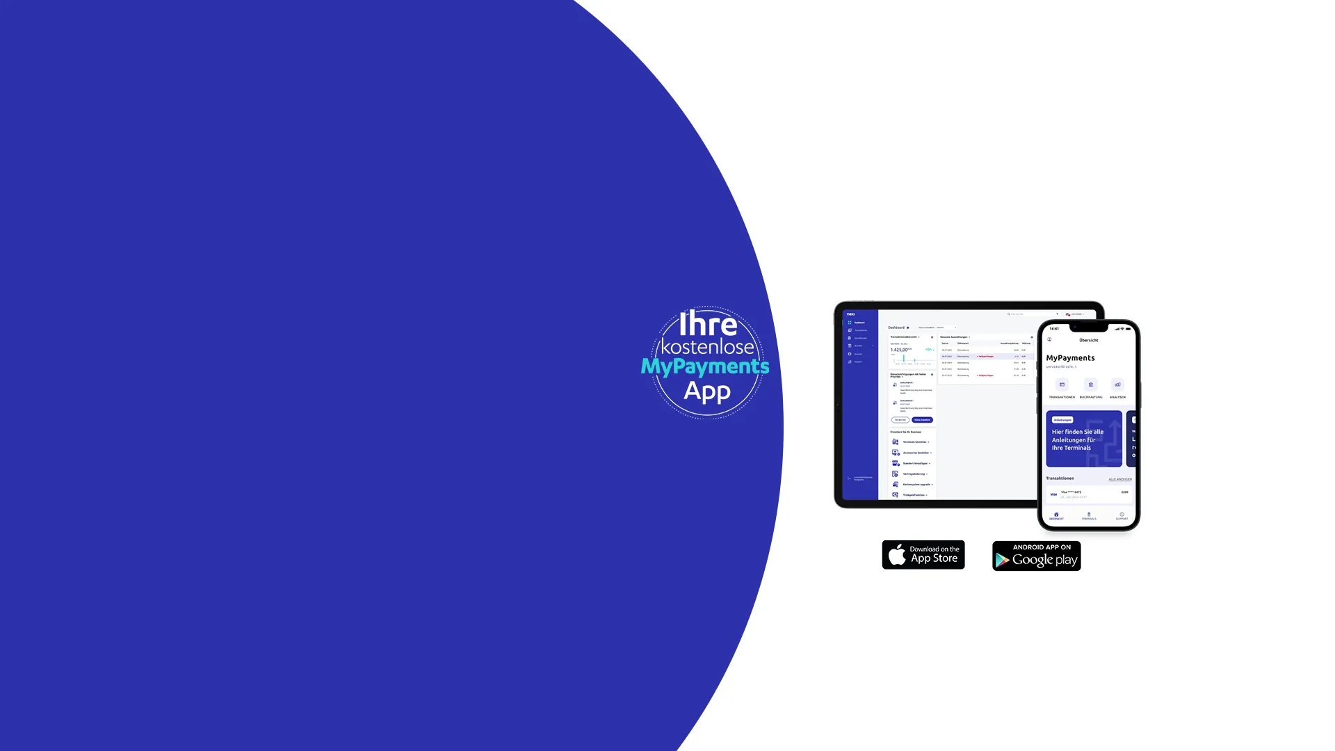Nutzen Sie unsere MyPayments App