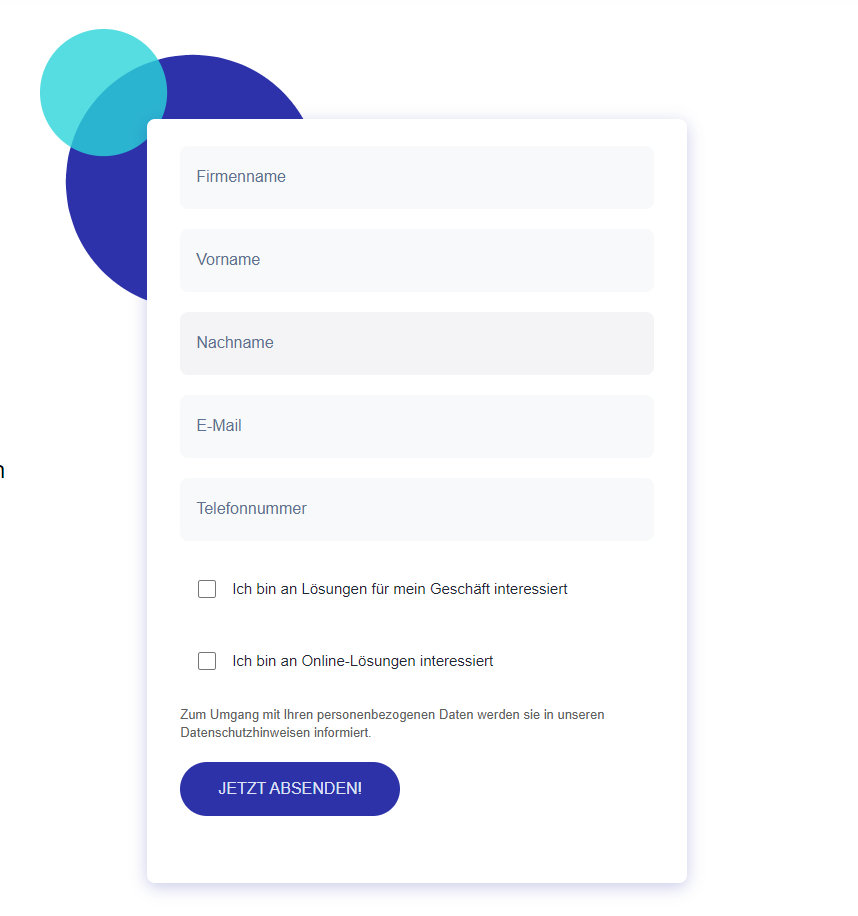 Nehmen Sie mit uns Kontakt auf