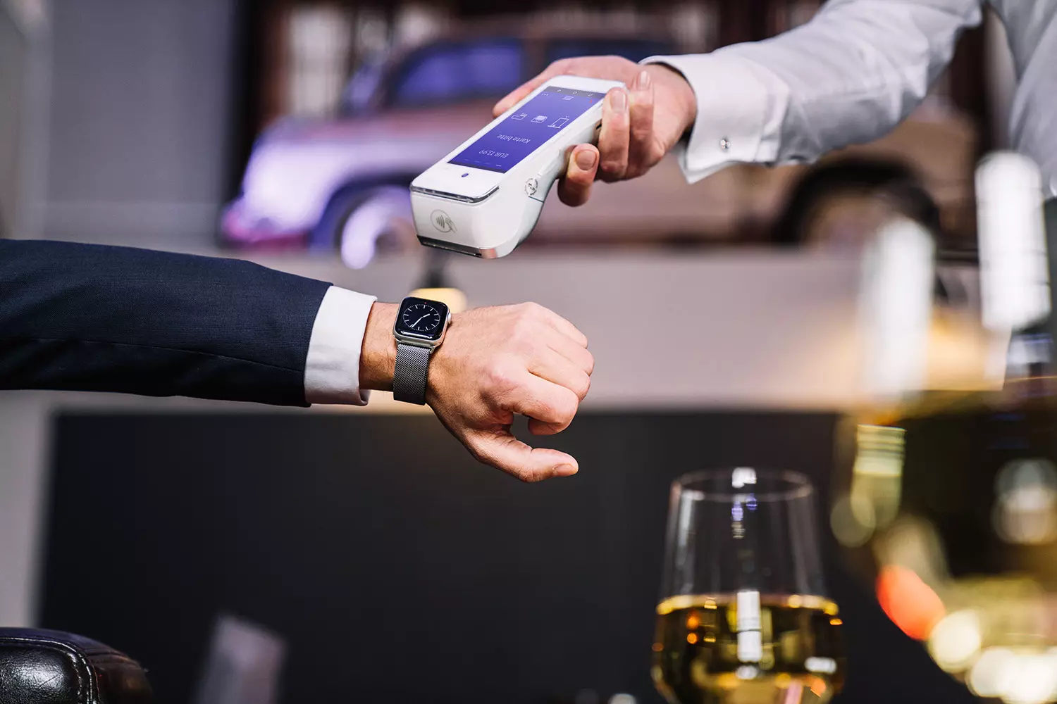 Funktionen eines mobilen Kartenlesegeräts